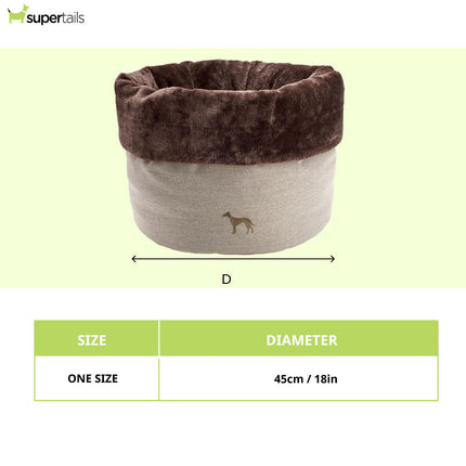 Hunter Livingston Bed for Dogs and Cats (Tan)