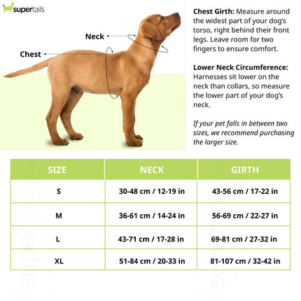 Hank 3M Reflective Harness for Puller Dogs (Grey/Violet)