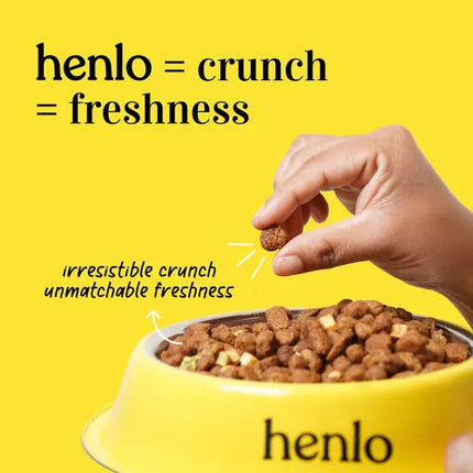 Henlo Chicken & Vegetable Baked Dry Food for Adult Dogs | 100% human grade ingredients