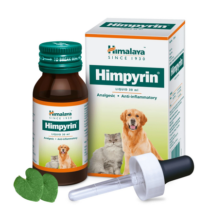 Himalaya Digyton Drops and Himpyrin Anti Inflammatory & Pain Relief Drops for Dogs and Cats Combo