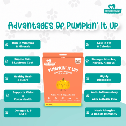 Fresh For Paws Pumpkin It Up Dog Wet Food (100g)