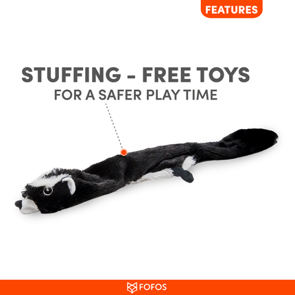 Fofos Skinneez Skunk Toy for Dogs