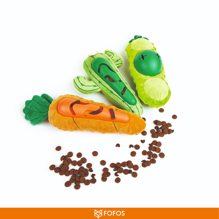 Fofos Cactus Treat Toy for Dogs (Green)
