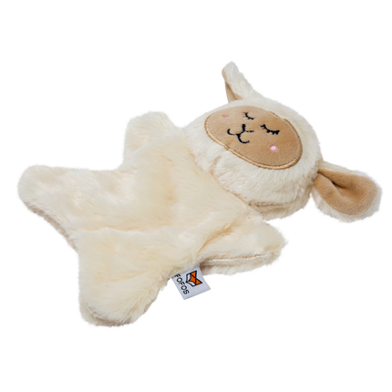 Fofos Glove Plush Sheep Toy for Dog (Beige)