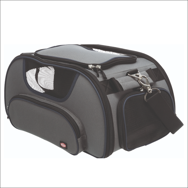 Trixie Wings Airline Carrier for Pets (Grey/Blue)