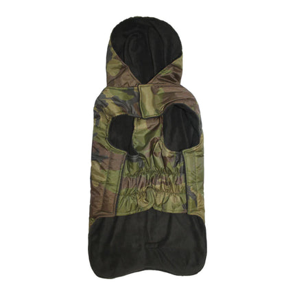 Pawpourri Ribstop Camo Printed Jacket for Dogs and Cats (Green)