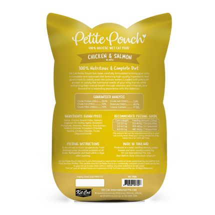 Kit Cat Tuna & White Fish, Chicken & Salmon and Tuna & Salmon Fish Cat Wet Food Combo