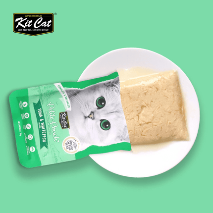 Kit Cat Tuna & White Fish, Chicken & Tuna and Classic Tuna Cat Wet Food Combo