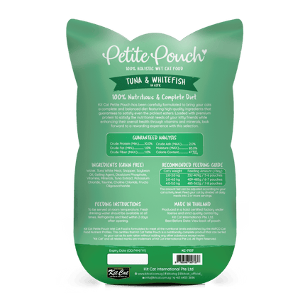 Kit Cat Tuna & White Fish, Chicken & Tuna and Classic Tuna Cat Wet Food Combo