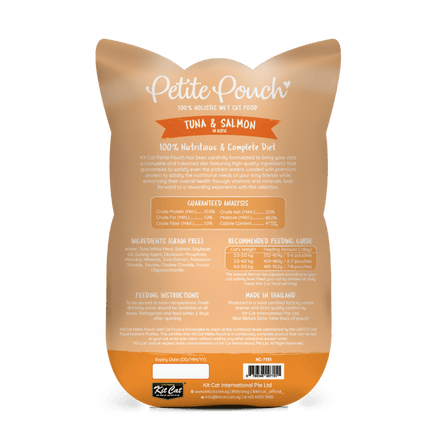Kit Cat Classic Tuna, Chicken & Tuna and Tuna & Salmon Fish Cat Wet Food Combo