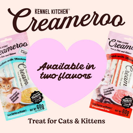 Kennel Kitchen Creameroo Chicken with Mackerel Creamy Cat Treats