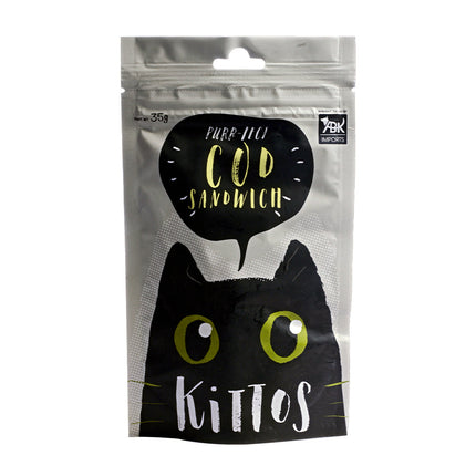 Kittos Purr Fect Cod Sandwich Cat Treat