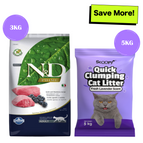 3kg (2x1.5kg)+5kg Scoopy Litter