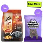 2x1.5kg+5kg Scoopy Litter