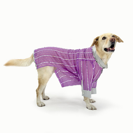 Dogobow Mirror Kurta for Dogs (Lilac)