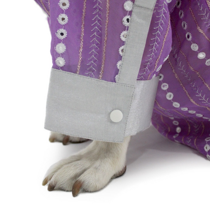 Dogobow Mirror Kurta for Dogs (Lilac)