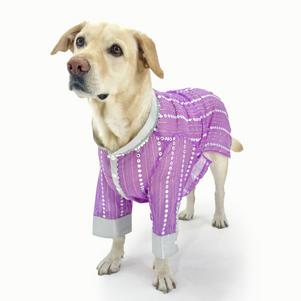 Dogobow Mirror Kurta for Dogs (Lilac)