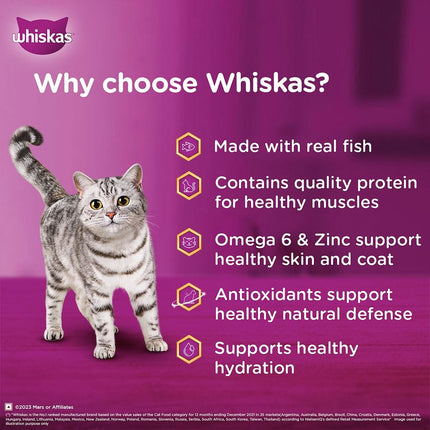 Whiskas Tuna in Jelly Kitten and Chicken Gravy Adult Cat Wet Food Combo