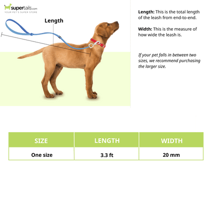 M Pets Sportline Leash for Dogs (Blue)