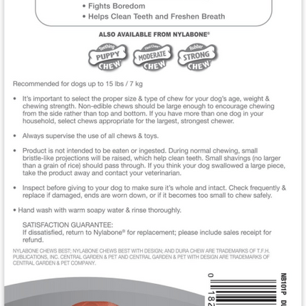Nylabone Bacon Flavoured Power Chew Bone (Brown)