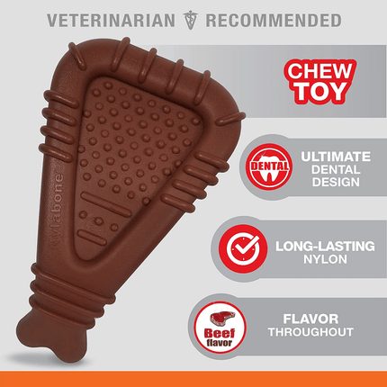 Nylabone  Power Chew Dental Arch Bone Toy for Dogs (Brown)