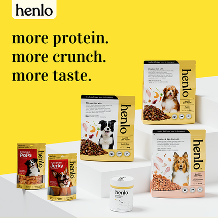 Gnawlers Calcium Milk Bone and Henlo Chicken Pops Dog Treats Combo