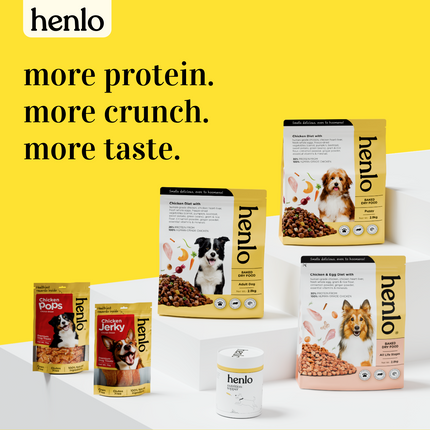 Pedigree Dentastix Oral Care for Adult (Large Breed of 25 kg+) and Henlo Chicken Jerky Dog Treats Combo