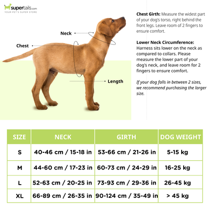 Pets Like Padded Double Side Harness for Dogs (Neon Yellow)