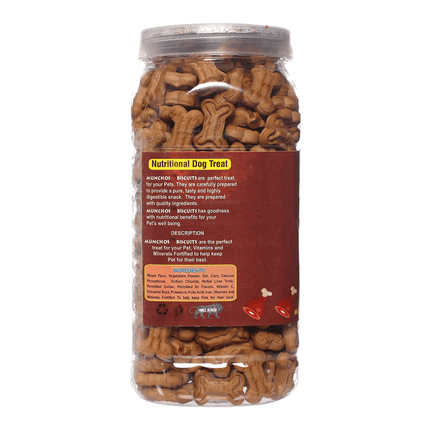 Munchos Chicken and Real Mutton Flavor Biscuit Dog Treats Combo