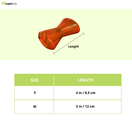 Bionic Bone Toy for Dogs (Orange)