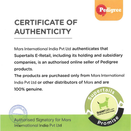 Pedigree Dentastix Oral Care for Adult (Large Breed of 25 kg+) and Henlo Chicken Jerky Dog Treats Combo