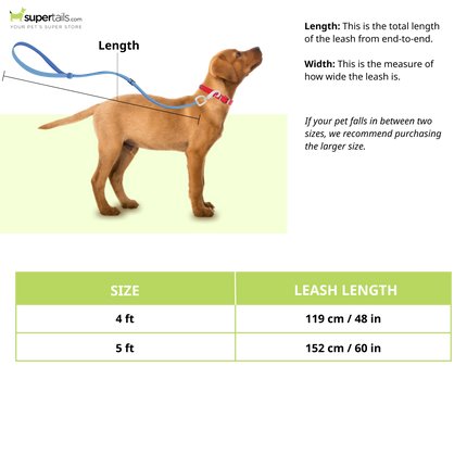 Pet Vogue Shock Proof Hands-Free Dog Leash for Medium and Large Dogs (5ft)