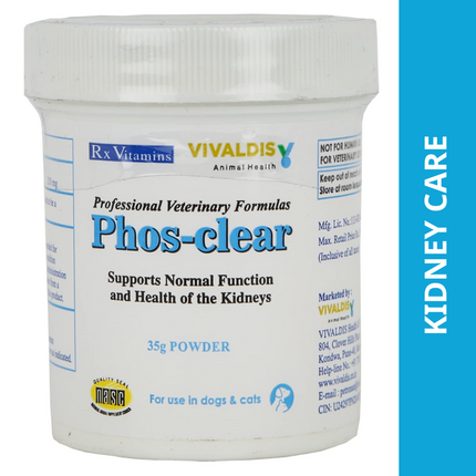 Vivaldis Phos Clear Powder for Dogs and Cats