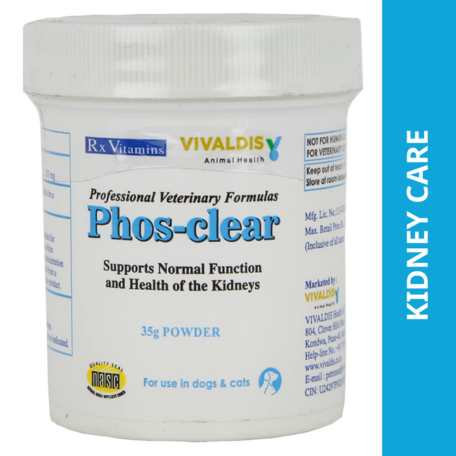 Vivaldis Phos Clear Powder for Dogs and Cats