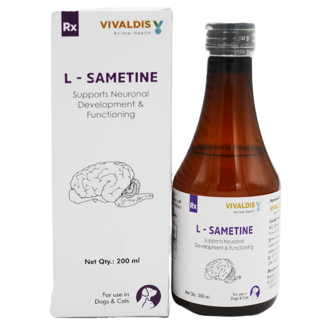 Buy Vivaldis L Sametine Syrup for Dogs and Cats (200ml) Online at Supertails. 