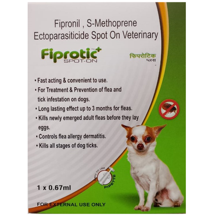 Ek Tek All4Pets Fiprotic (Fipronil) Spot On for Dogs up to 10kg