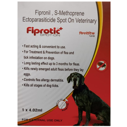 Ek Tek All4Pets Fiprotic (Fipronil) Spot On for Dogs of 40kg to 60kg