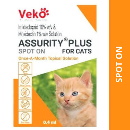 Veko Assurity Plus Spot On for Cats up to 4 kg