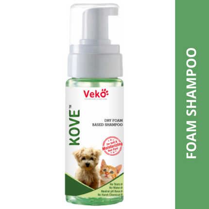 Veko Kove Dry Base Shampoo for Dogs and Cats (140ml) 