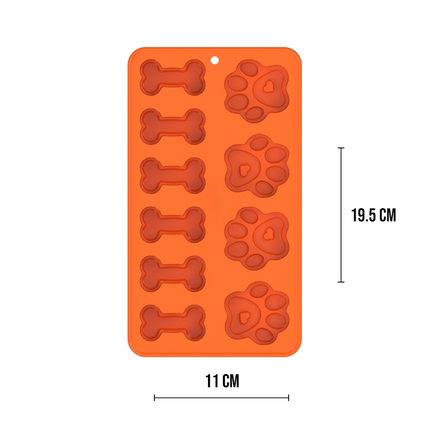 Talking Dog Club Treat Silicon Mould for Dogs (Orange)