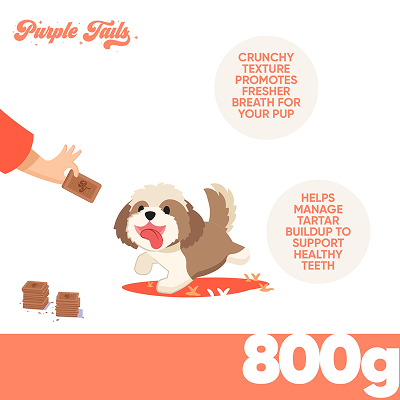 Purple Tails Butter Chicken Biscuits Dog Treat