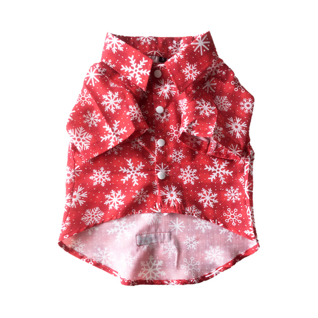 Dogobow Aztec Printed Shirt for Dogs (Red)