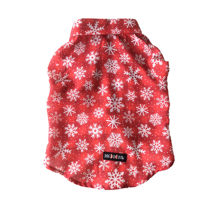 Dogobow Aztec Printed Shirt for Dogs (Red)