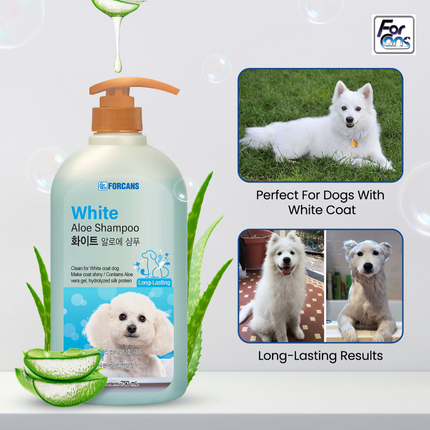 Forbis/Forcans White Coat Aloe Shampoo for Dogs