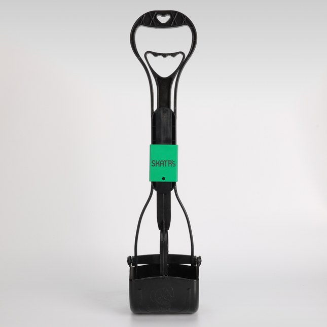 Skatrs Foldable Poop Scooper for Dogs (Green)
