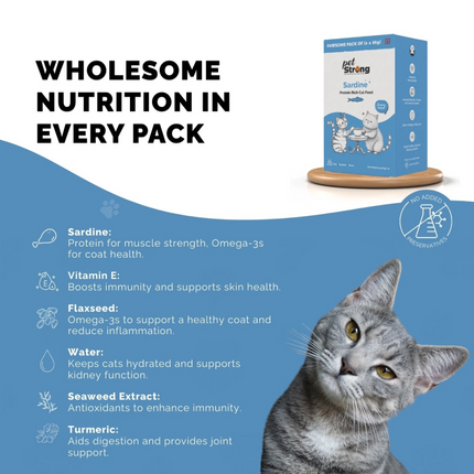 PetStrong Sardine in Gravy Cat Wet Food