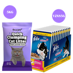 12x85g+5kg Scoopy Litter