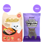 12x85g+5kg Scoopy Litter