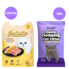 12x85g+5kg Scoopy Litter
