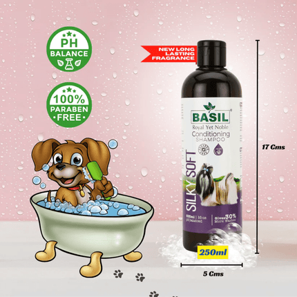 Basil Silky Soft Conditioning Dog Shampoo